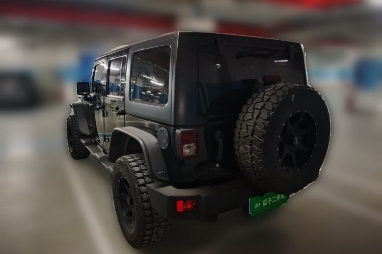 Used Jeep Wrangler 2012 3.6L Sahara Four-Door Edition Rear Left 45 Deg