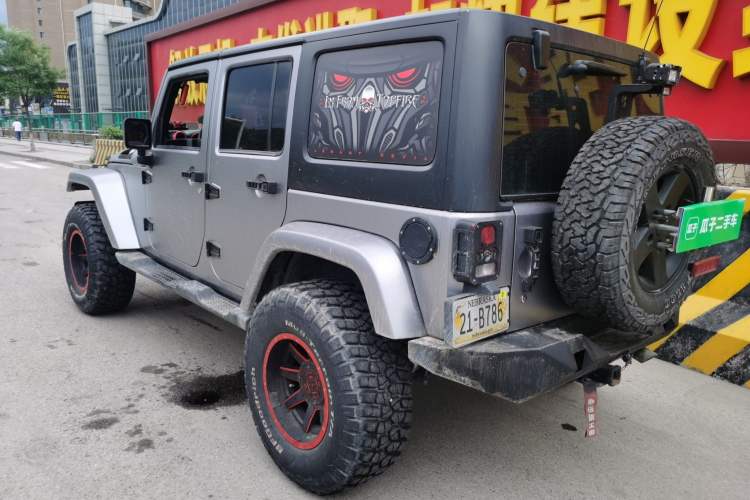 Used Jeep Wrangler 2012 3.6L Sahara Four-Door Edition Rear Left 45 Deg