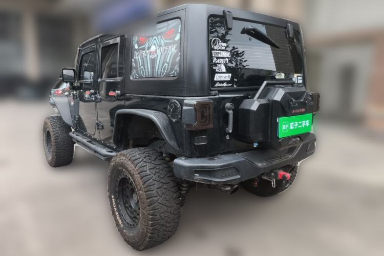 Used Jeep Wrangler 2012 3.6L Sahara Four-Door Edition Rear Left 45 Deg