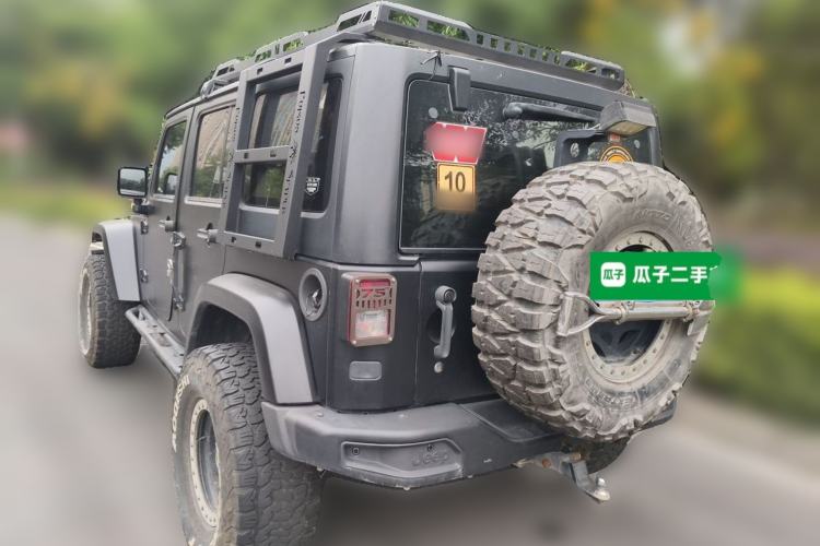Used Jeep Wrangler 2012 3.6L Sahara Four-Door Edition Rear Left 45 Deg