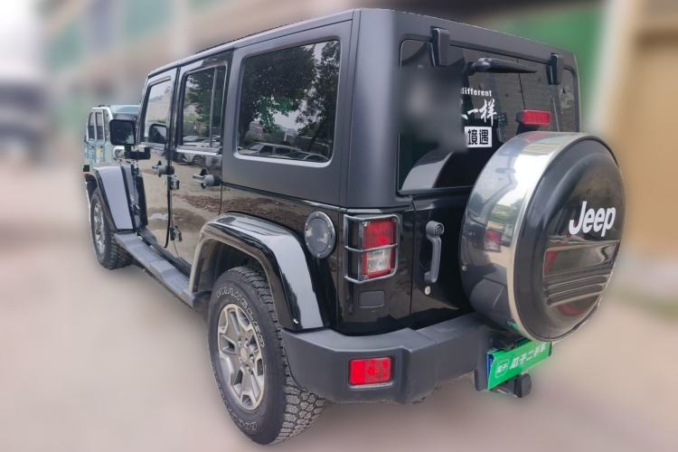 Used Jeep Wrangler 2012 3.6L Sahara Four-Door Edition Rear Left 45 Deg