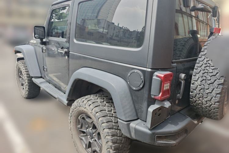 Used Jeep Wrangler 2012 3.6L Sahara two-door version Rear Left 45 Deg