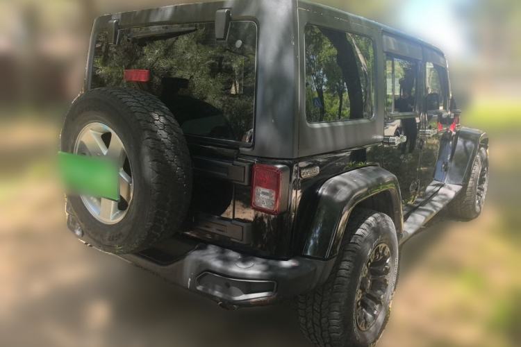Used Jeep Wrangler 2012 3.6L Sahara Four-Door Edition Rear Right 45 Deg