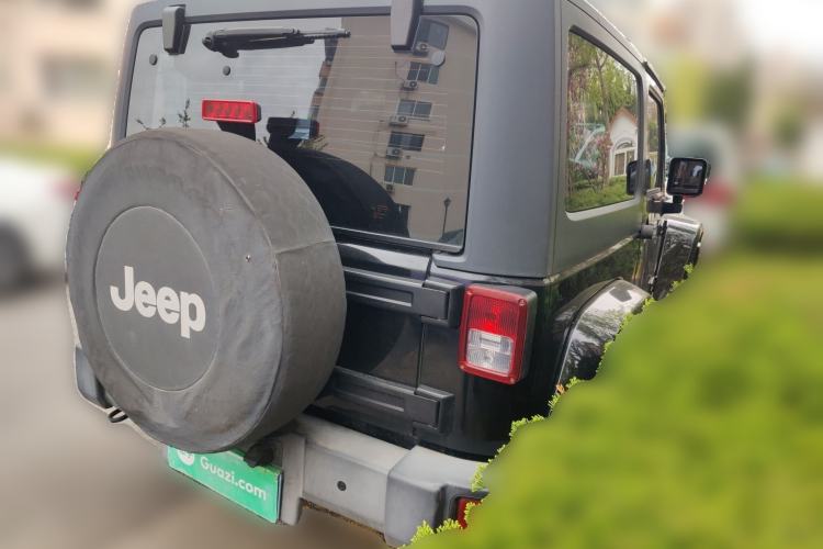 Used Jeep Wrangler 2012 3.6L Sahara two-door version Rear Right 45 Deg