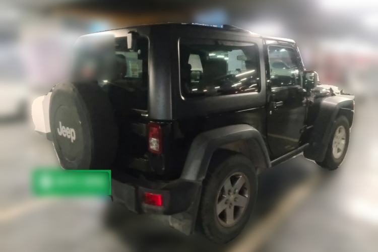 Used Jeep Wrangler 2012 3.6L Sahara two-door version Rear Right 45 Deg