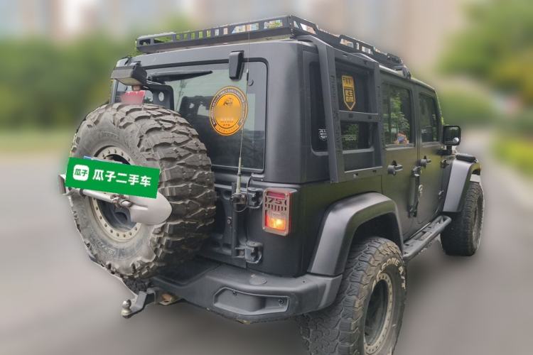 Used Jeep Wrangler 2012 3.6L Sahara Four-Door Edition Rear Right 45 Deg