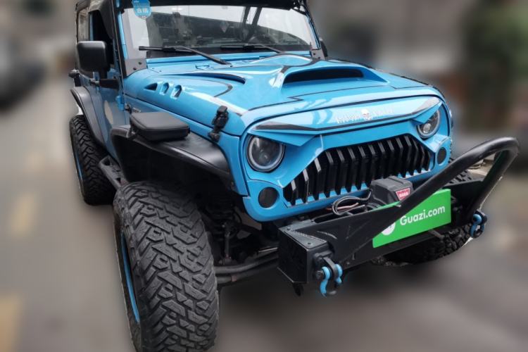 Used Jeep Wrangler 2012 3.6L Sahara two-door version Front Right 45 Deg