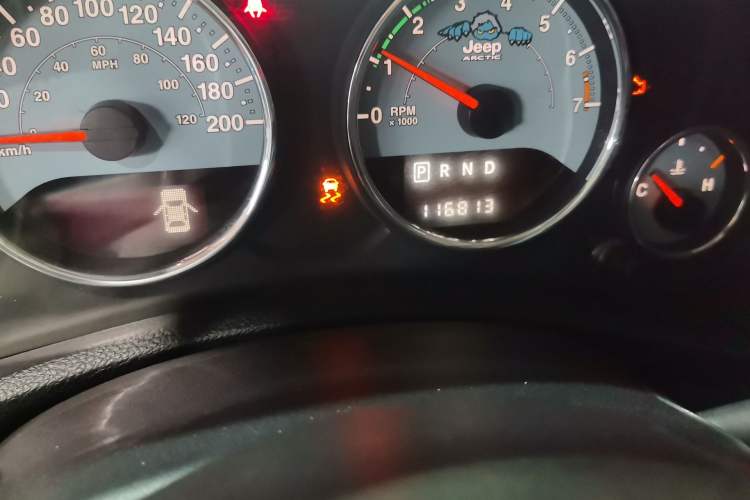 Used Jeep Wrangler 2012 3.6L Sahara Polar Edition Odometer Close Up