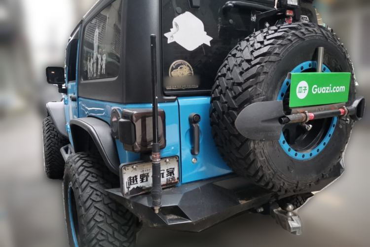 Used Jeep Wrangler 2012 3.6L Sahara two-door version Rear Left 45 Deg