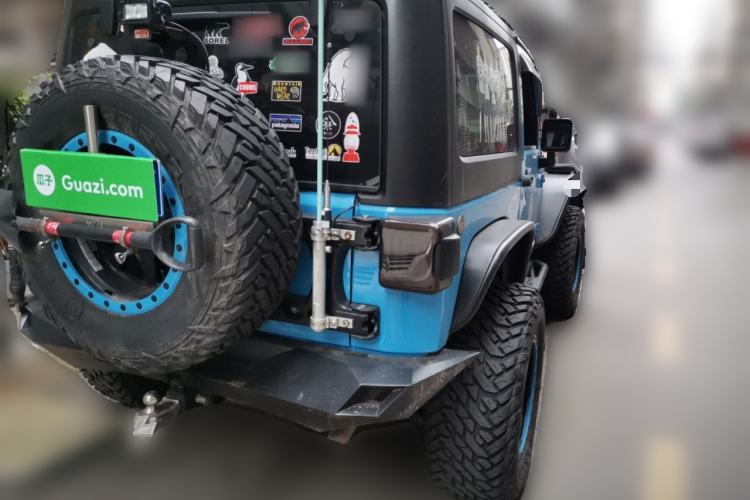 Used Jeep Wrangler 2012 3.6L Sahara two-door version Rear Right 45 Deg