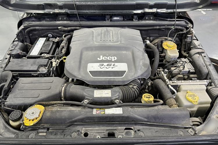 Used Jeep Wrangler 2012 3.6L Sahara two-door version Engine Bay
