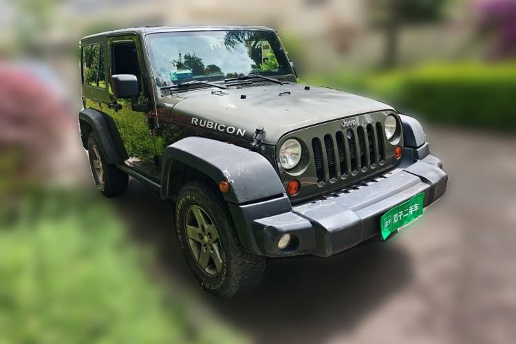 Used Jeep Wrangler 2012 3.6L Rubicon two-door model Front Right 45 Deg