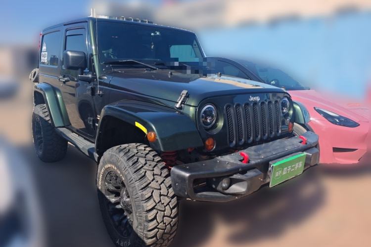 Used Jeep Wrangler 2012 3.6L Sahara two-door version Front Right 45 Deg