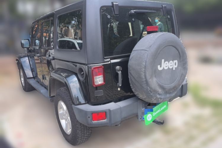 Used Jeep Wrangler 2012 3.6L Sahara Four-Door Edition Rear Left 45 Deg