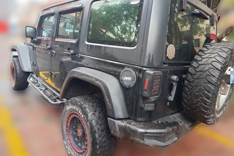 Used Jeep Wrangler 2012 3.6L Rubicon Four-Door Edition Rear Left 45 Deg