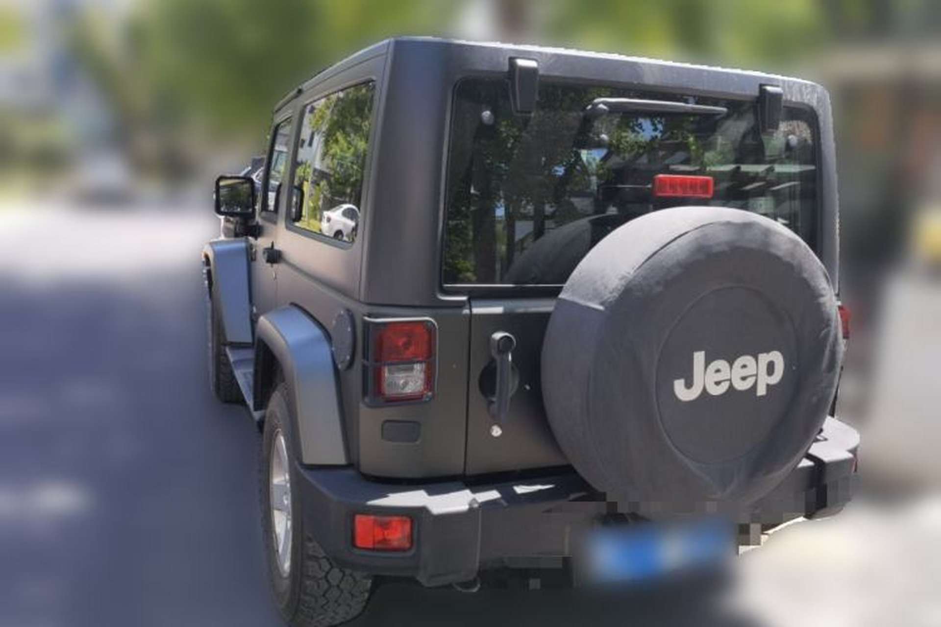 Used Jeep Wrangler 2012 3.6L Sahara two-door version Rear Left 45 Deg