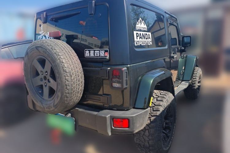 Used Jeep Wrangler 2012 3.6L Sahara two-door version Rear Right 45 Deg