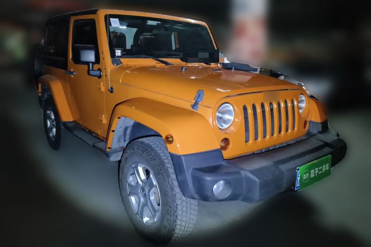 Used Jeep Wrangler 2012 3.6L Sahara two-door version Front Right 45 Deg