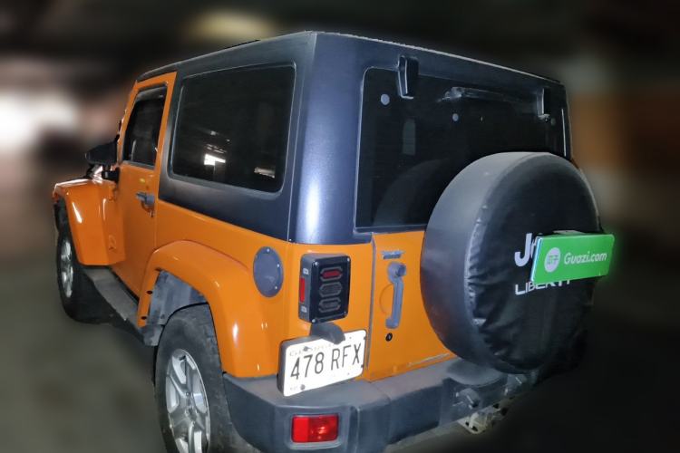 Used Jeep Wrangler 2012 3.6L Sahara two-door version Rear Left 45 Deg