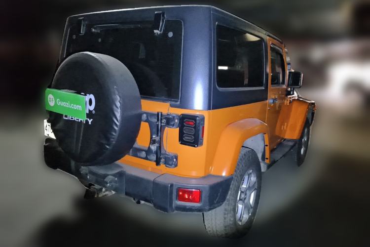 Used Jeep Wrangler 2012 3.6L Sahara two-door version Rear Right 45 Deg