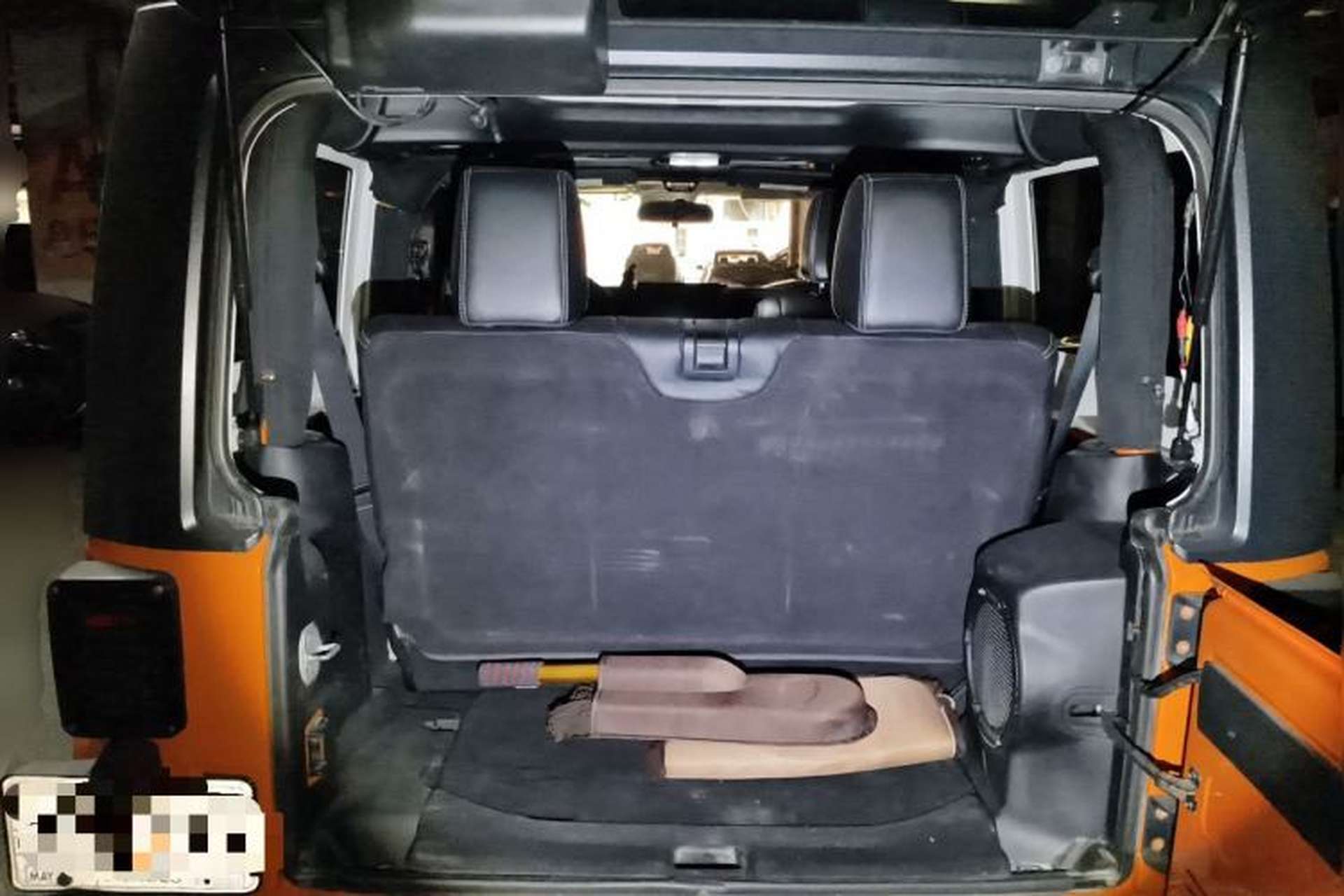 Used Jeep Wrangler 2012 3.6L Sahara two-door version Trunk