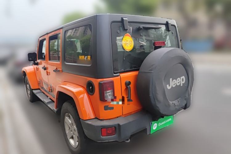 Used Jeep Wrangler 2012 3.6L Sahara Four-Door Edition Rear Left 45 Deg
