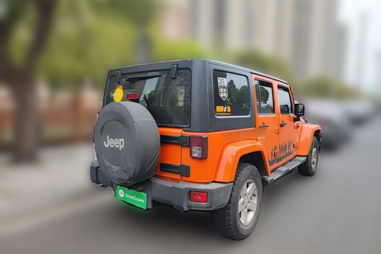 Used Jeep Wrangler 2012 3.6L Sahara Four-Door Edition Rear Right 45 Deg