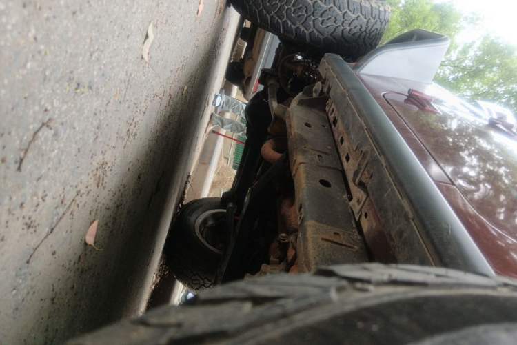 Used Jeep Wrangler 2012 3.6L Rubicon two-door model Chassis Rear Left