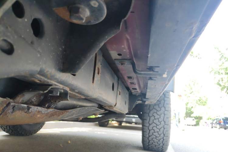 Used Jeep Wrangler 2012 3.6L Rubicon two-door model Chassis Rear Right