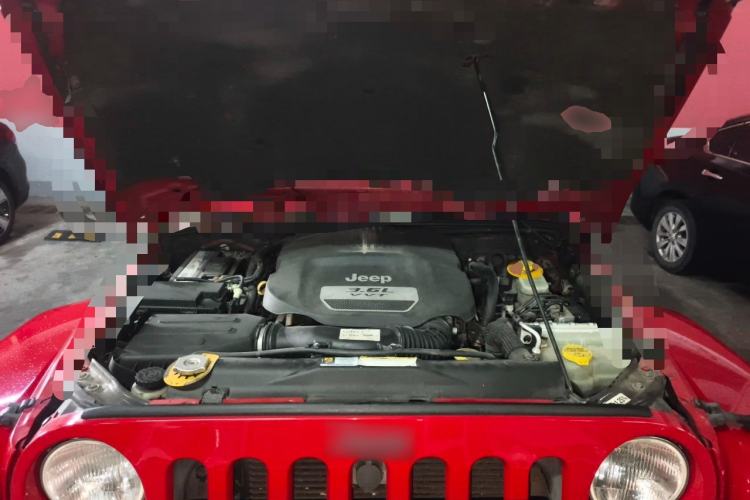 Used Jeep Wrangler 2012 3.6L Sahara two-door version Engine Bay