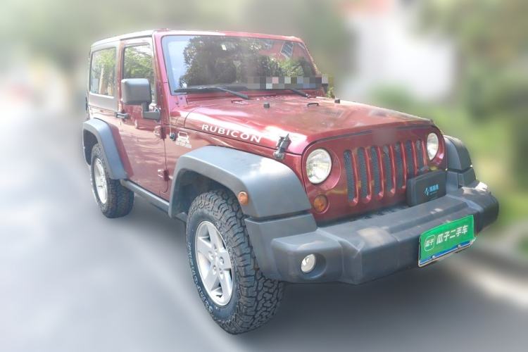 Used Jeep Wrangler 2012 3.6L Rubicon two-door model Front Right 45 Deg