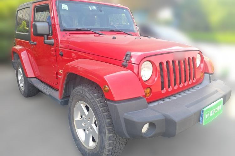 Used Jeep Wrangler 2012 3.6L Sahara two-door version Front Right 45 Deg
