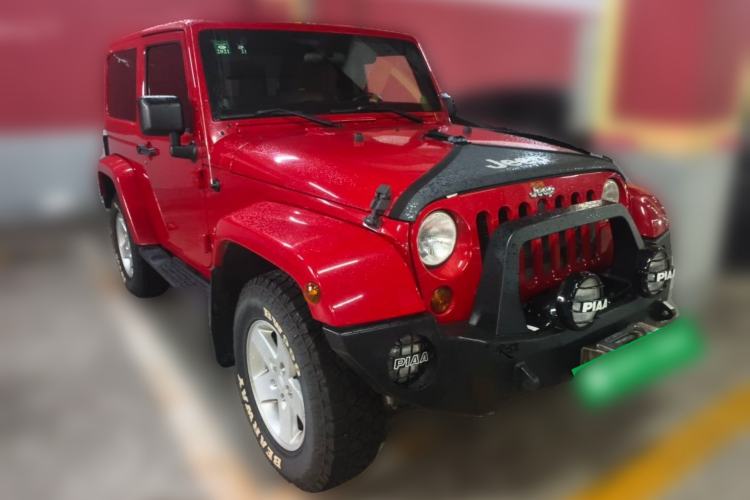 Used Jeep Wrangler 2012 3.6L Sahara two-door version Front Right 45 Deg