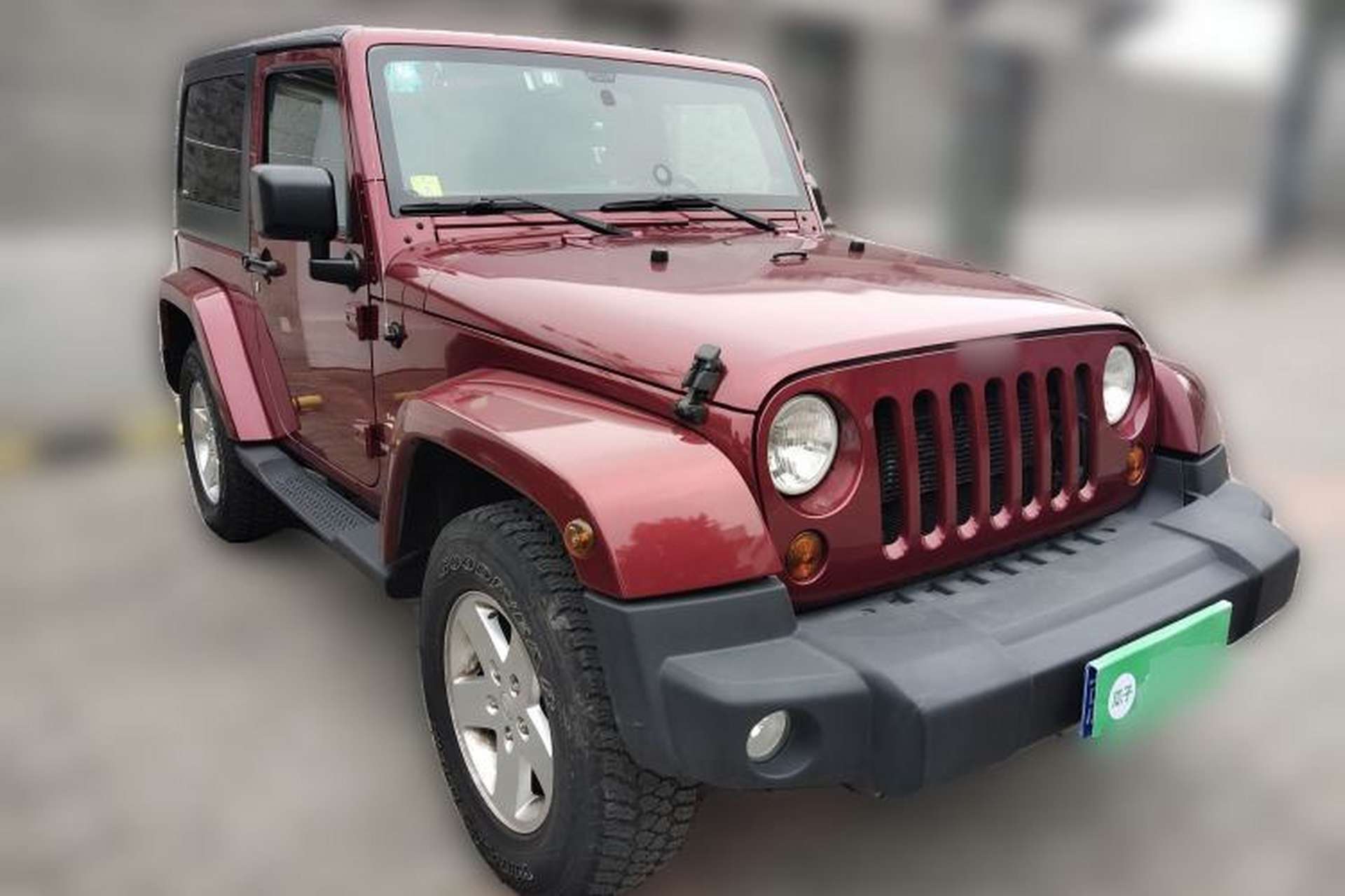 Used Jeep Wrangler 2012 3.6L Sahara two-door version Front Right 45 Deg