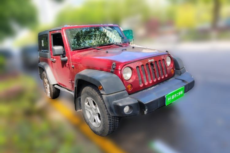 Used Jeep Wrangler 2012 3.6L Rubicon two-door model Front Right 45 Deg