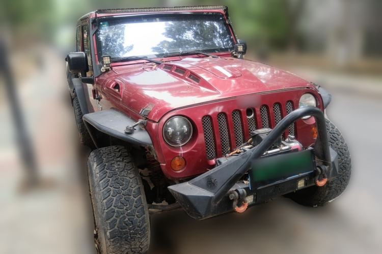Used Jeep Wrangler 2012 3.6L Rubicon two-door model Front Right 45 Deg
