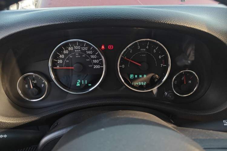 Used Jeep Wrangler 2012 3.6L Sahara Four-Door Edition Instrument Cluster