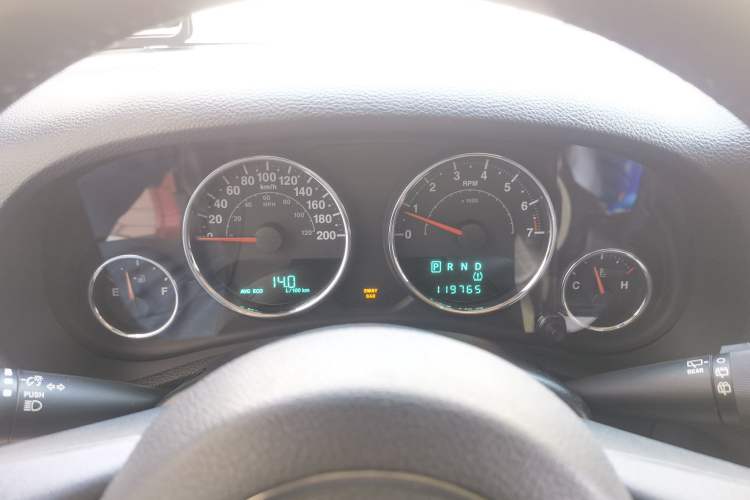 Used Jeep Wrangler 2012 3.6L Rubicon two-door model Instrument Cluster