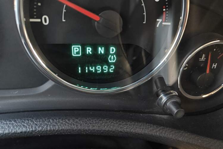 Used Jeep Wrangler 2012 3.6L Sahara Four-Door Edition Odometer Close Up