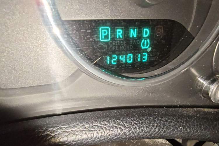 Used Jeep Wrangler 2012 3.6L Rubicon two-door model Odometer Close Up