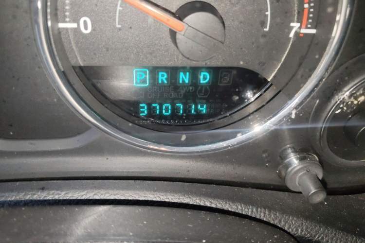 Used Jeep Wrangler 2012 3.6L Sahara Four-Door Edition Odometer Close Up