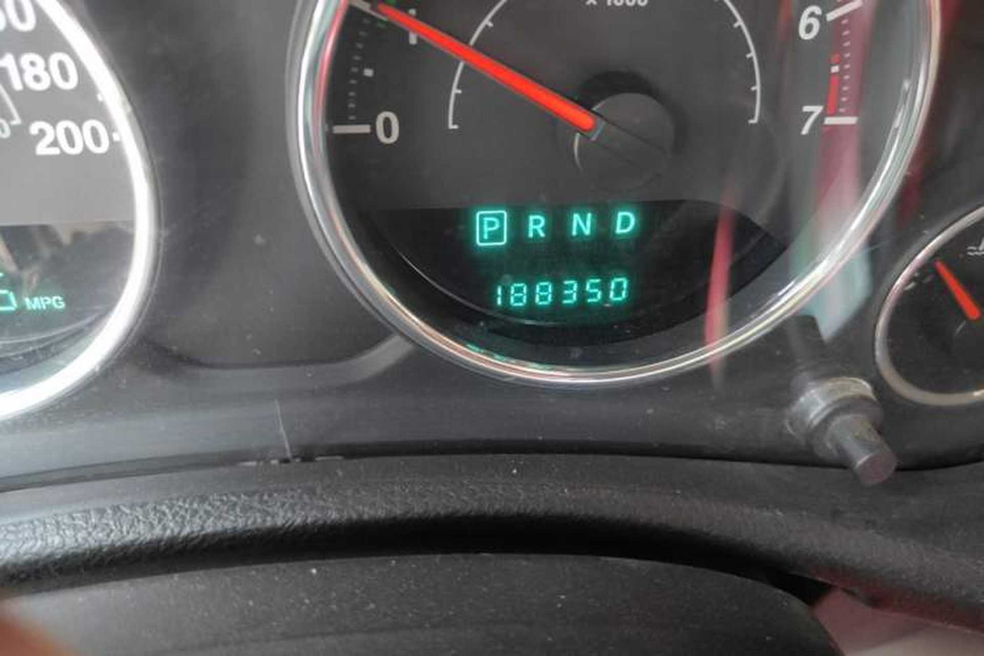 Used Jeep Wrangler 2012 3.6L Sahara Four-Door Edition Odometer Close Up