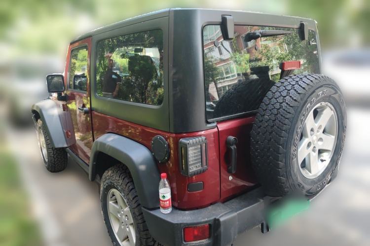 Used Jeep Wrangler 2012 3.6L Rubicon two-door model Rear Left 45 Deg