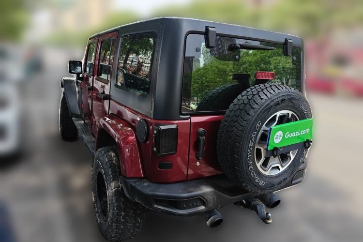 Used Jeep Wrangler 2012 3.6L Sahara Four-Door Edition Rear Left 45 Deg