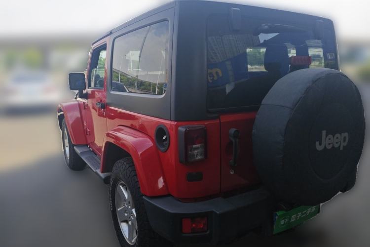 Used Jeep Wrangler 2012 3.6L Sahara two-door version Rear Left 45 Deg