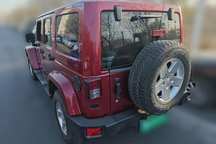Used Jeep Wrangler 2012 3.6L Sahara Four-Door Edition Rear Left 45 Deg