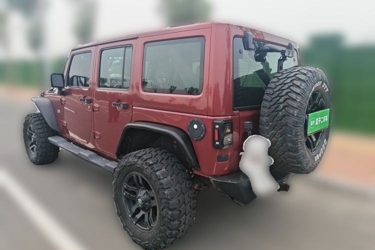 Used Jeep Wrangler 2012 3.6L Sahara Four-Door Edition Rear Left 45 Deg