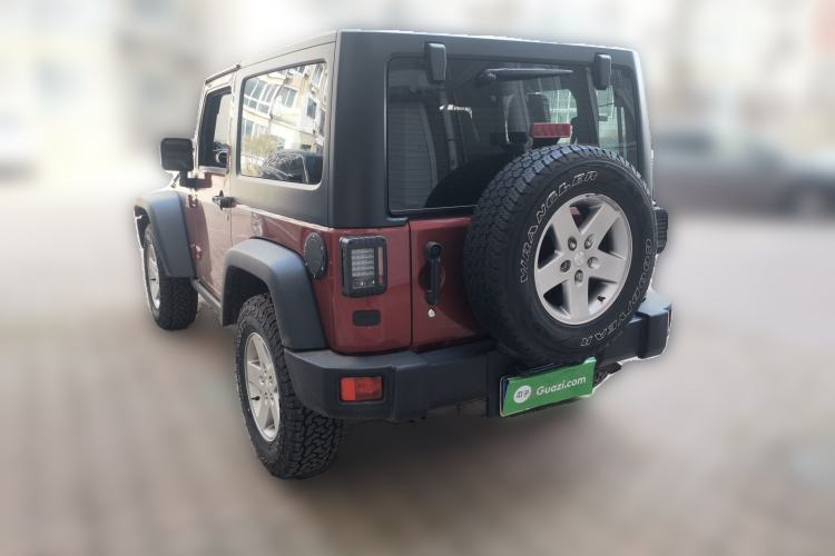 Used Jeep Wrangler 2012 3.6L Rubicon two-door model Rear Left 45 Deg