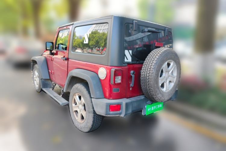 Used Jeep Wrangler 2012 3.6L Rubicon two-door model Rear Left 45 Deg