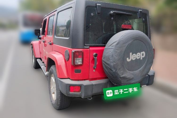 Used Jeep Wrangler 2012 3.6L Sahara Four-Door Edition Rear Left 45 Deg